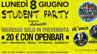 Student Party with Open Bar @ discoteca Scaccomatto