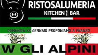 W gli Alpini alla Ristosalumeria a Brescia!