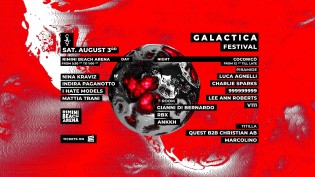 Galactica Festival Day& Night Rimini Beach Arena + Cocoricò
