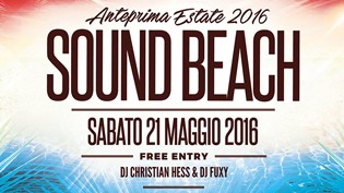Sound Beach, Anteprima Estate 2016