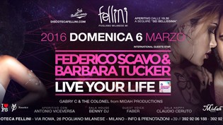 Fellini presenta Federico Scavo & Barbara Tucker!