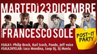Francesco Sole @ discoteca Comoedia