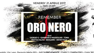 Remember Oronero at El Forajido, Bagnolo Mella