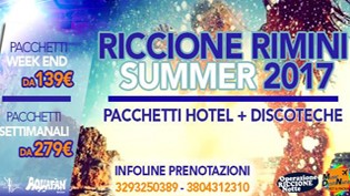 Pacchetti hotel + discoteche Estate 2017