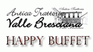 Happy buffet all'antica trattoria Valle Bresciana