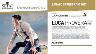 Special guest dj Luca Provera from Cube Guys @ Discoteca Setai