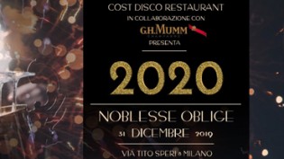 Capodanno 2020 al Cost discoteca e ristorante Milano