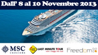 Crociera sulla nave con Freedom Staff, MSC Crociere & lastminutetour Guidizzolo