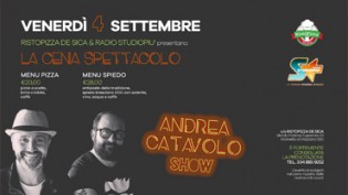 La cena spettacolo con Andrea Catavolo SHOW