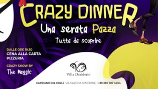 Crazy dinner a Villa Desiderio