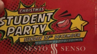 Christmas Student Party @ Sesto Senso