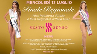 Miss Reginetta d'Italia e Over al Sesto Senso di Desenzano