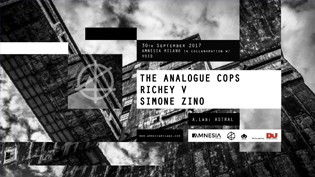 The Analogue Cops, Richey V, Simone Zino @ Amnesia