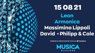 MUSICA RICCIONE w/ LEON • ARMONICA • Massimino Lippoli • David • Philipp & Cole