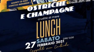 Ostriche & champagne Cruditè di Mare Lunch al Vita Privè!
